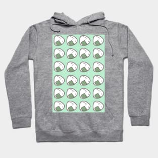 Kawaii Onigiri Japanese Rice Ball Pattern Hoodie